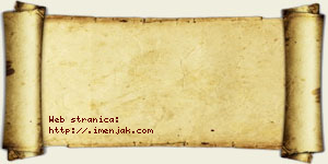 Anđela Mladenović vizit kartica